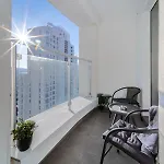 Apartmán Sunrise Sky Lux Apartment, 33rd Floor, Pool And Fitness Included Skopje