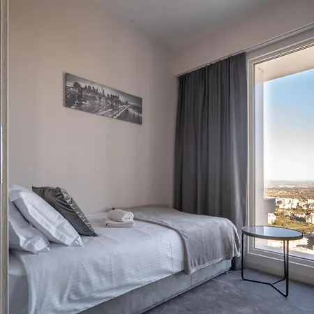 Lägenhet Sunrise Sky Lux Apartment, 33rd Floor, Pool And Fitness Included *