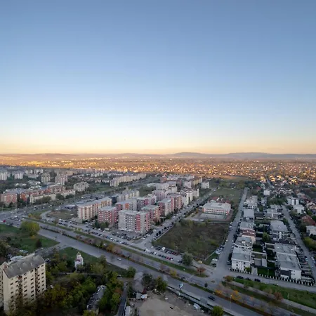 Sunrise Sky Lux Apartment, 33rd Floor, Pool And Fitness Included Apartment Skopje